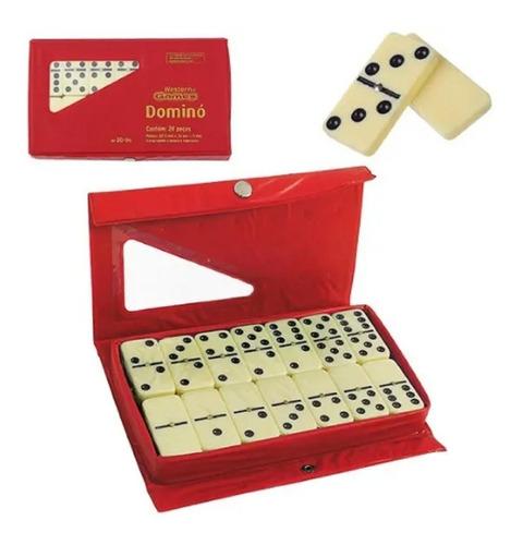 JOGO DOMINO DE OSSO 18CM UNI