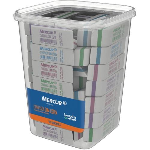 BORRACHA CHANFRADA COM LISTRAS PTC 40 UNI