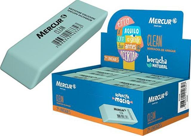 BORRACHA CLEAN VERDE CX24 UNI