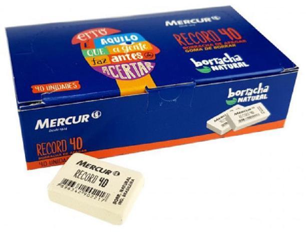 BORRACHA BRANCA 40 CX 40UNI