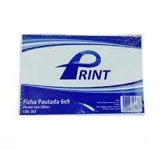 FICHA PAUTADA 6 X 9 PTC 100 FICHAS