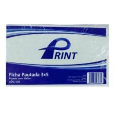 FICHA PAUTADA 3 X 5 PTC 100 FICHAS