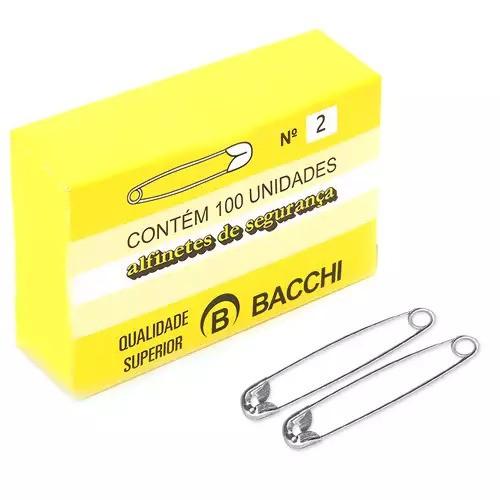 ALFINETE DE SEGURANCA N°2 UNI CX COM 100UNI