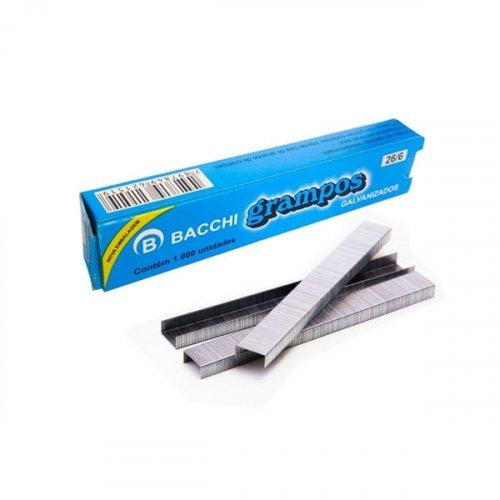 GRAMPO GALVONIZADO 26/6 COM 1000 PTC 10 CAIXAS