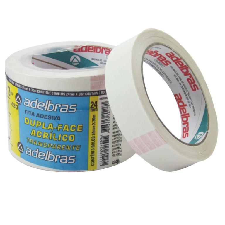 FITA DUPLA FACE 24mmX30m PTC 3