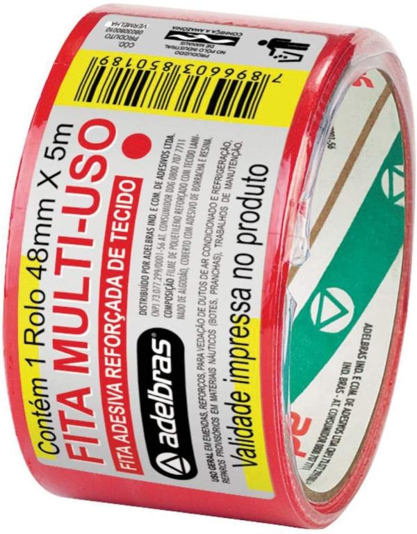 FITA SILVER TABPE VERMELHA 48X5 UNI