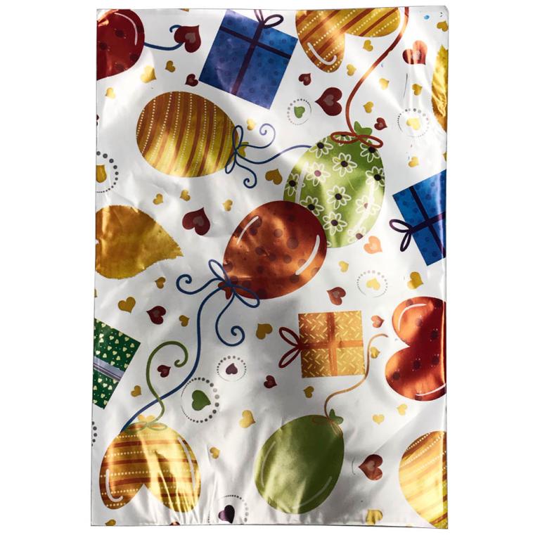 SACO DE PRESENTE 50X69CM BALONS PTC 50UNI