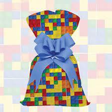 SACO DE PRESENTE 50X69CM BLOCOS PTC 50UNI