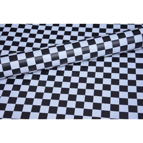 CONTACT XADREZ PRETO COM BRANCO 45X10MT UNI