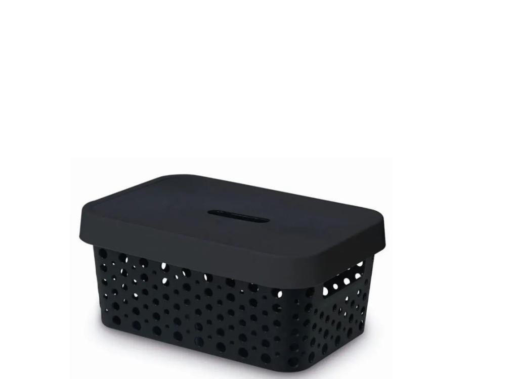 ORGANIZADOR 4.5 LITROS PLASTICO RIGIDO PRETO UNI