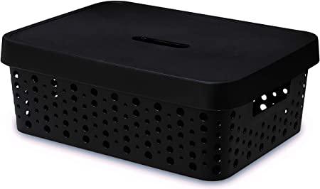 ORGANIZADOR 11 LITROS PLASTICO RIGIDO PRETO UNI