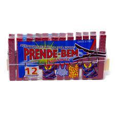 PREGADOR PLASTICO PQ 12UNI FARDO 50 PACOTES