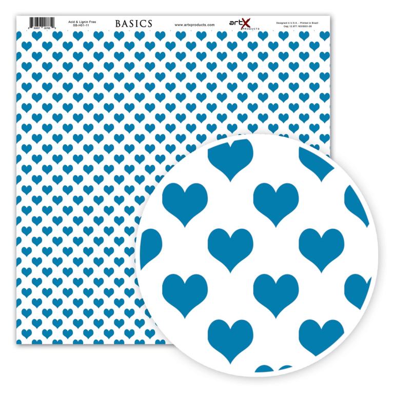 PAPEL CELOFANE TRANPA COM CORACAO AZUL CLARO  1MT X 80 PCT 10