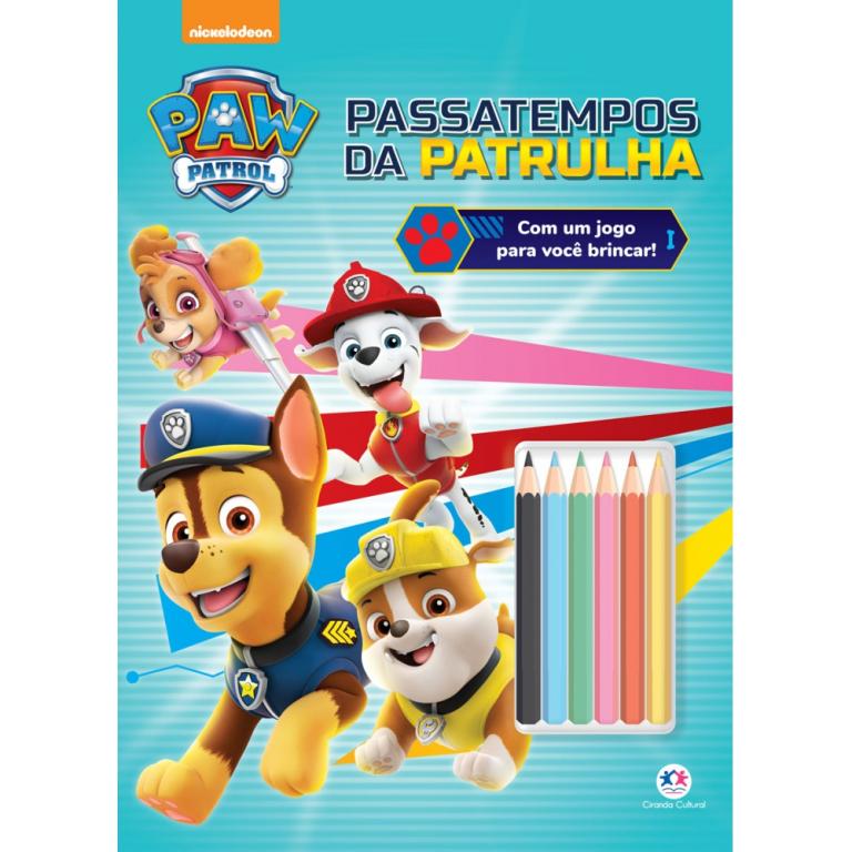 LIVRO PATRULHA CANINA PASSATEMPO DA PATRULHA UNI
