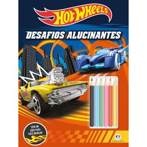 LIVRO HOTWHEEELS DESAFIO ALUCINANTE UNI