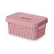 ORGANIZADOR 4.5 LITROS PLASTICO RIGIDO ROSA UNI