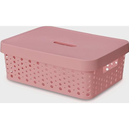 ORGANIZADOR 17 LITROS PLASTICO RIGIDO ROSA UNI