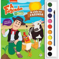LIVRO A FAZENDA DO ZENON A VIDA AQUARELA UNI