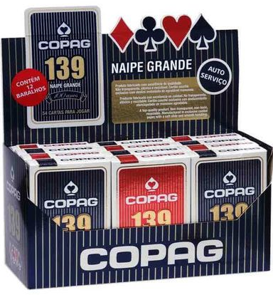BARALHO 139 NAIPE GRANDE PCT 12