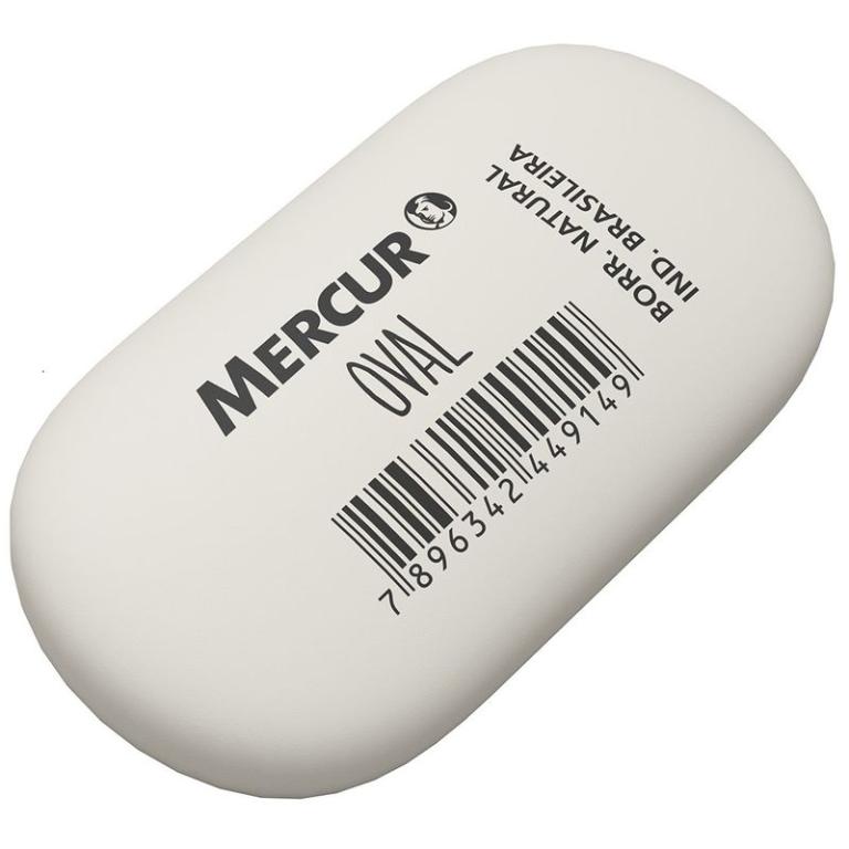 BORRACHA OVAL CX 18 UNI