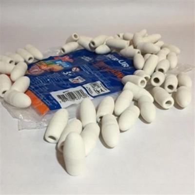 BORRACHA BRANCA PONTERIA CX 100 UNI