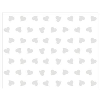 PAPEL CELOFANE TRANPA COM CORACAO BRANCO  1MT X 80 PCT 10