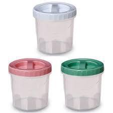 ORGANIZADOR COM VEDACAO E TRAVA REDONDO 3.2 LITRO INCOLOR REF 633  UNI