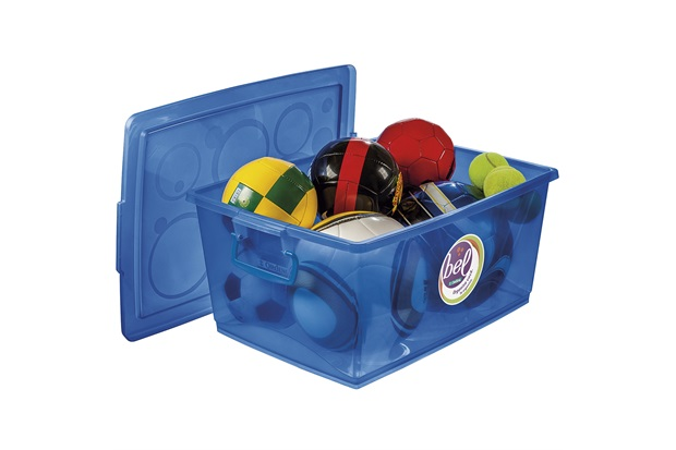 ORGANIZADOR COM TRAVAS INCOLOR COR SORTIDAS 5 LITROS REF 415 UNI