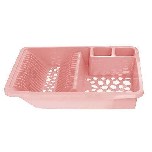 ESCORREDOR PLASTICO PARA PIA RETANGULAR ROSA REF 674 UNI