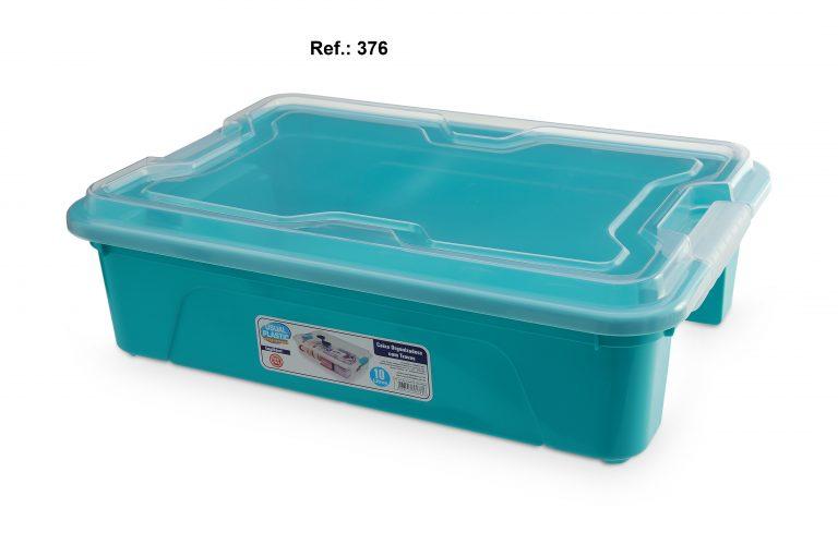 ORGANIZADOR COM TRAVAS  COR SORTIDAS 10 LITROS REF 367 UNI