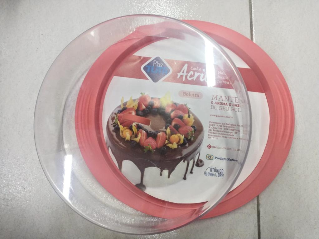 BOLEIRA ACRILICA LARANJA UNI