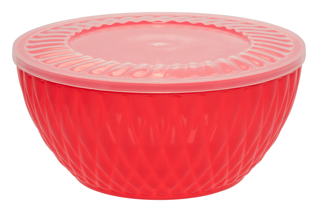 SALADEIRA COM TAMPA LARANJA UNI