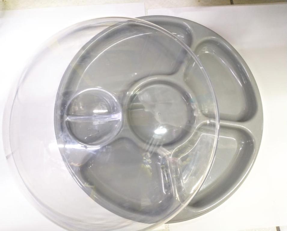 PETISQUERA ACRILICO COM TAMPA CINZA UNI