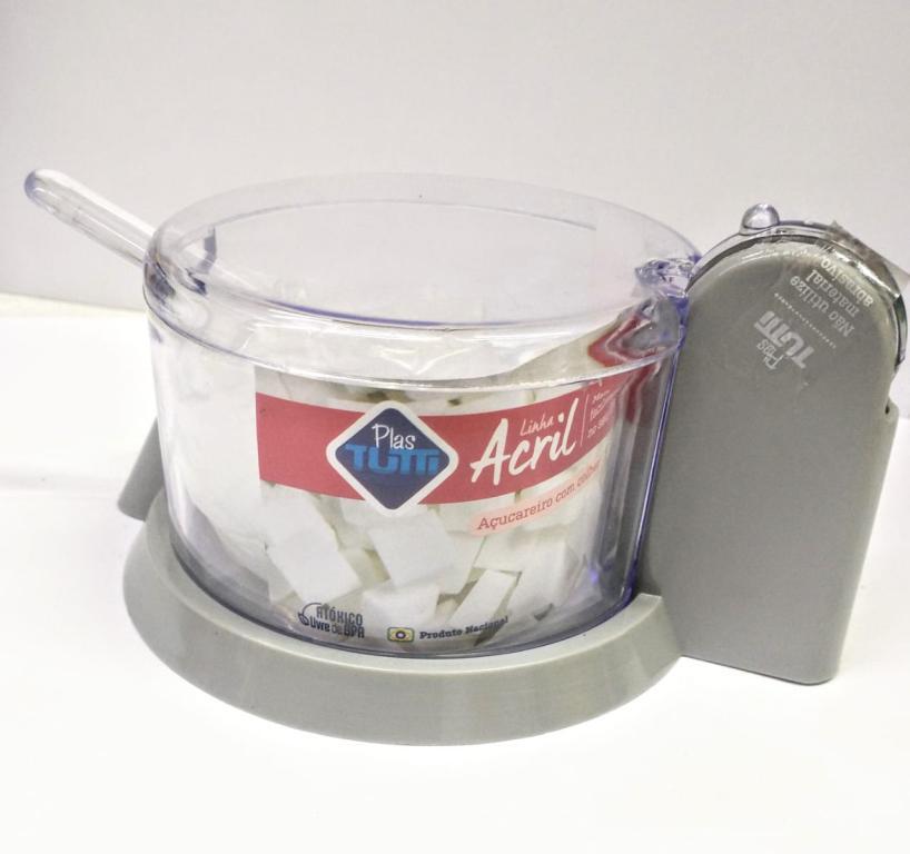 ACUCAREIRO ACRILICO CINZA UNI