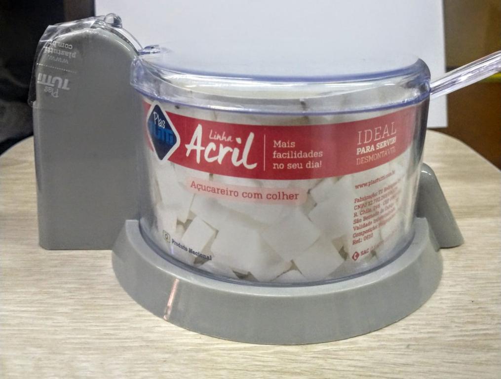 ACUCAREIRO ACRILICO CINZA UNI