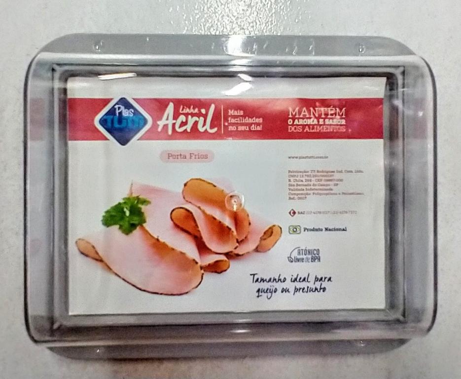 PORTA FRIOS ACRILICO CINZA UNI