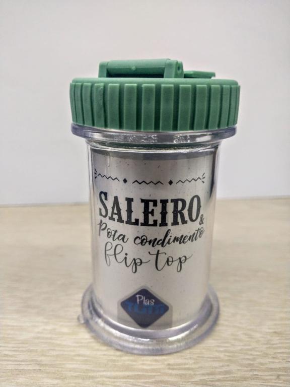 SALEIRO ACRILICO TAMPA VERDE UNI