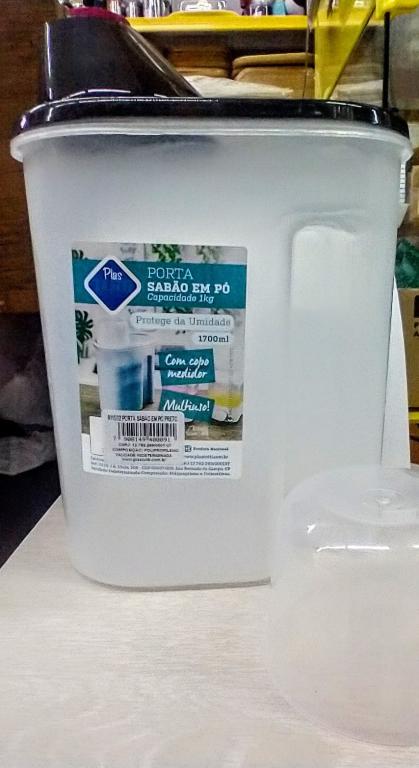 PORTA SABAO EM PO TAMPA PRETO UNI