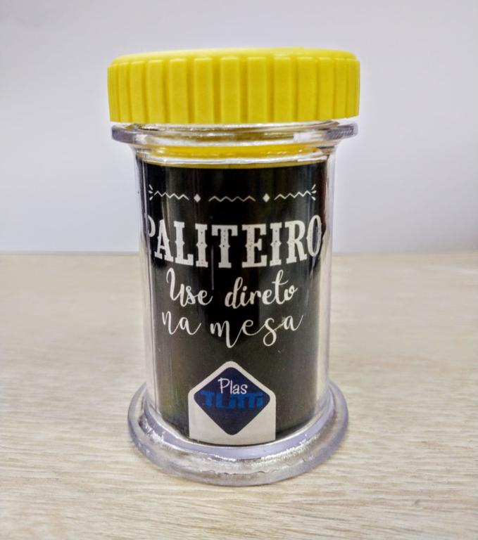 PALITEIRO CRILICO TAMPA AMARELA UNI