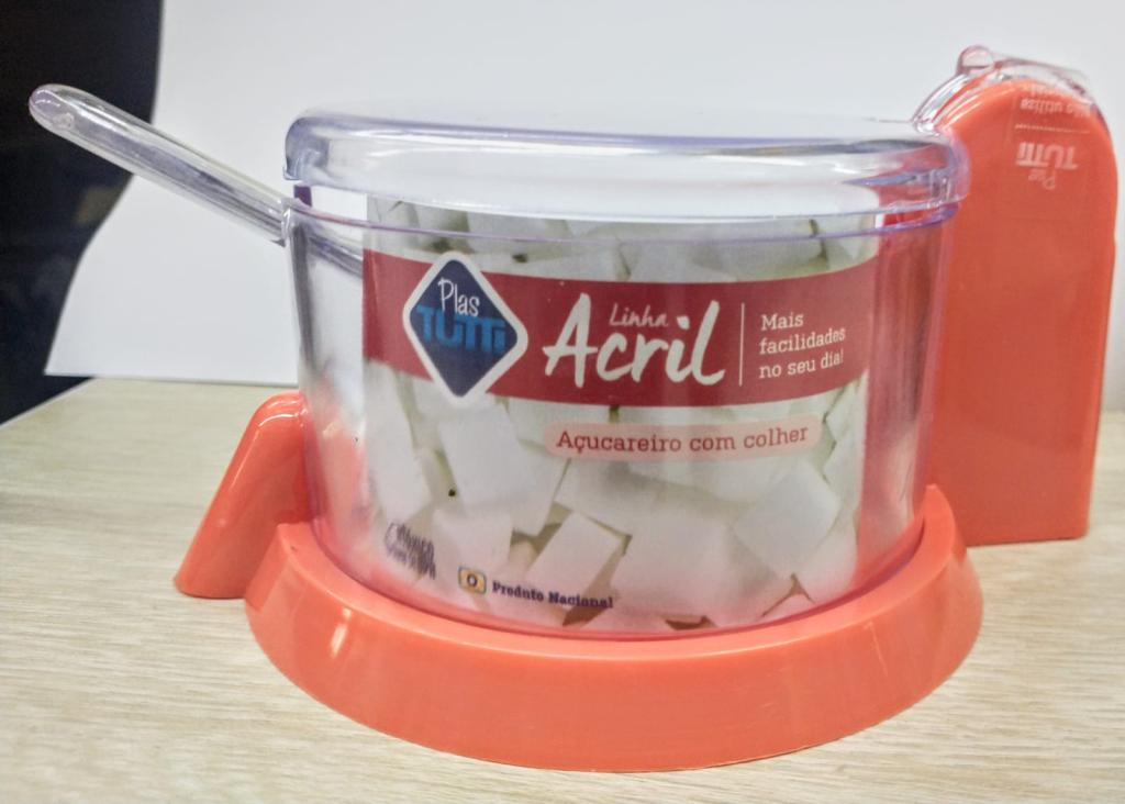 ACUCAREIRO ACRILICO LARANJA UNI