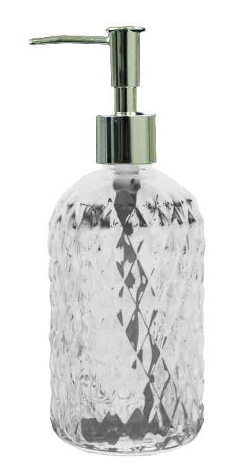 PORTA SABONETE LIQUIDO VIDRO 430ML REF 3413  UNI