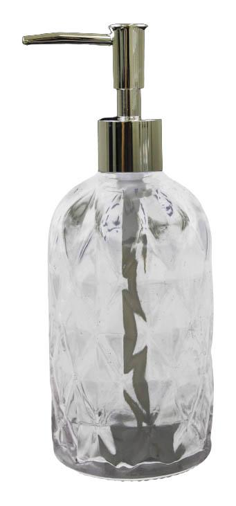 PORTA SABONETE LIQUIDO VIDRO 430ML REF 3413  UNI