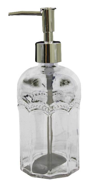 PORTA SABONETE LIQUIDO VIDRO 430ML REF 3413  UNI