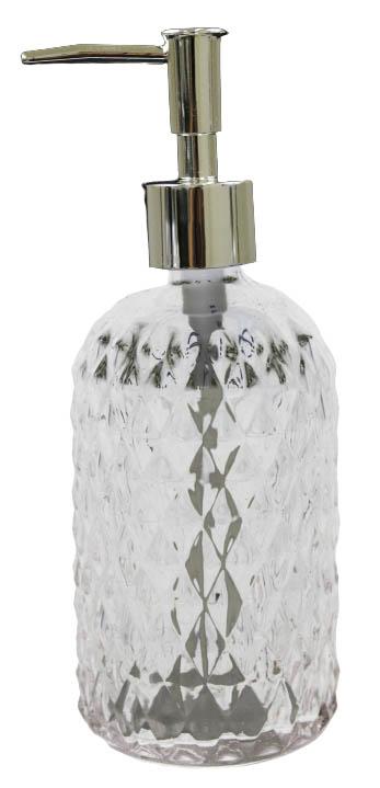 PORTA SABONETE LIQUIDO VIDRO 430ML REF 3413  UNI