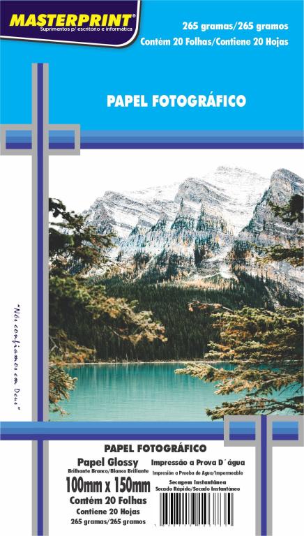 PAPEL FOTOGRAFICO 10X15 265g UNI