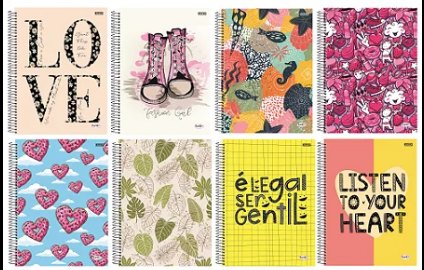 CADERNO CD 10MT 160F BOM D+ FEMININO PCT 4