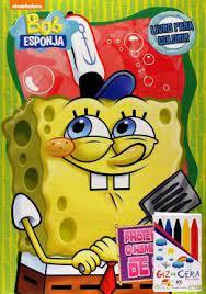 LIVRO COLORI COM GIZ DE CERA BOBO ESPONJA UNI