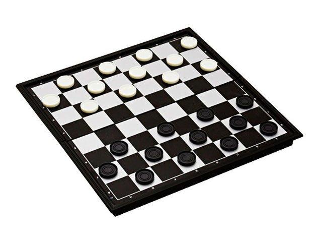 JOGO MINI DAMAS 24CM X 24CMUNI