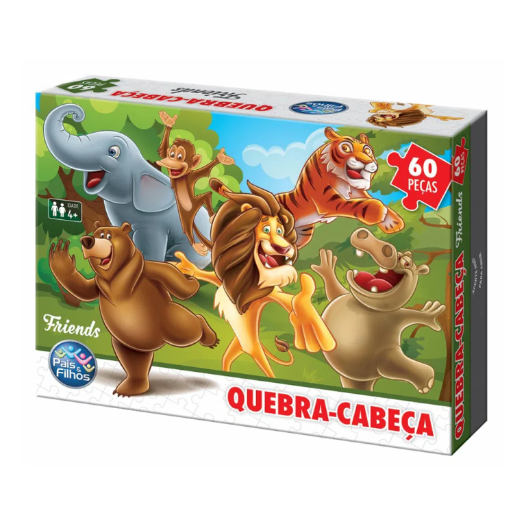JOGO QUEBRA CABECA FRIENDS 60PCS UNI