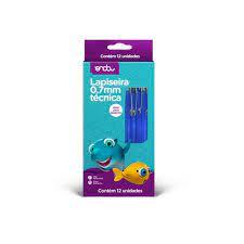 LAPISEIRA 7.0MM TEC AZUL CX12